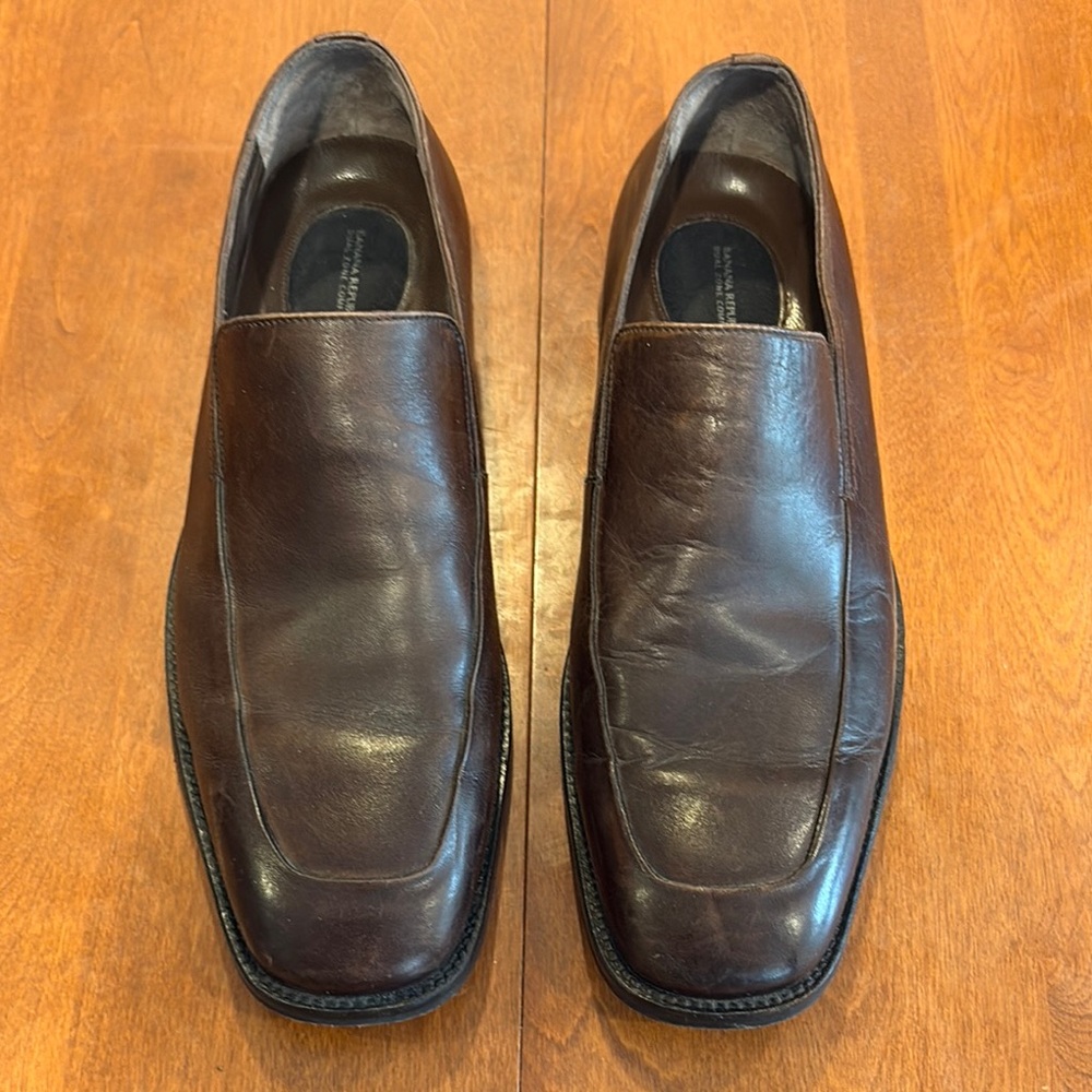 Banana Republic Brown Leather Slip-On Loafers